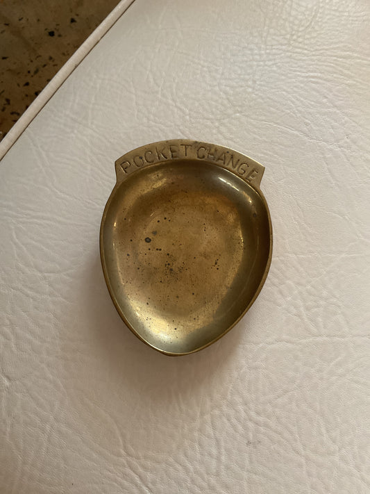 Brass Pocket Change Dish