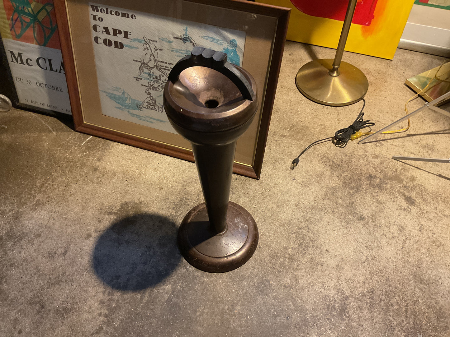 Metal Ashtray Stand